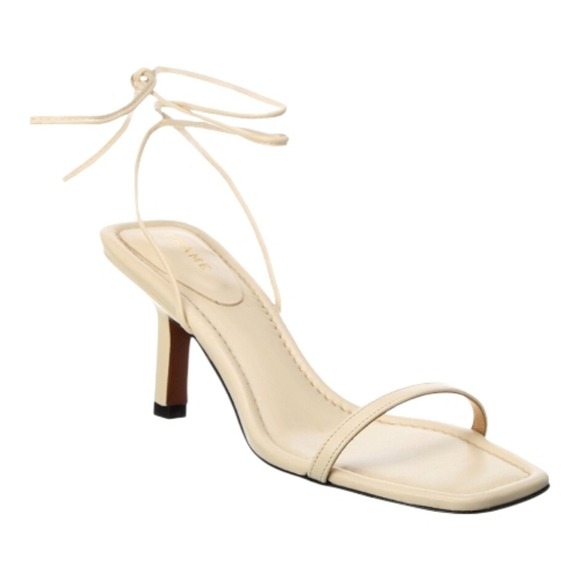 Frame Denim Shoes - Frame Le Ozzie Heeled Lace‎ Up Leather Sandal Size EU 39